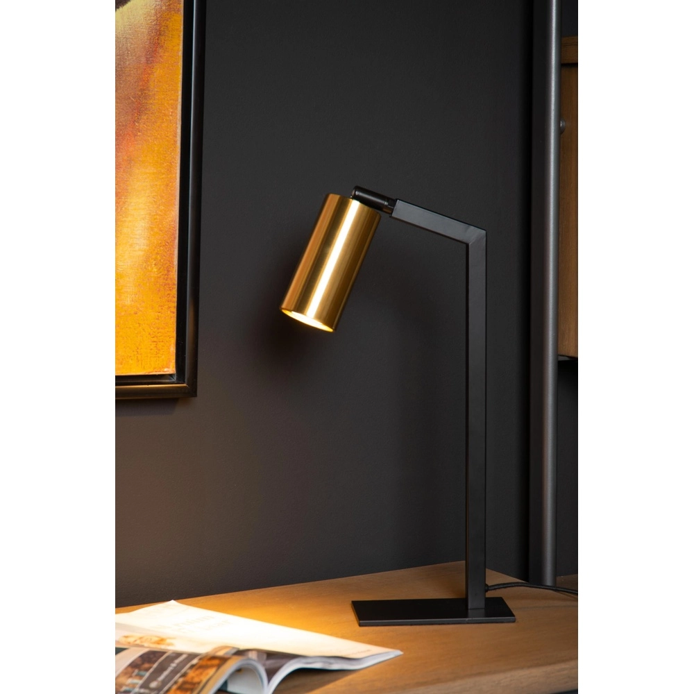 Schwarze Schreibtischlampe Sybil Konstruktion Lucide 5411212451781