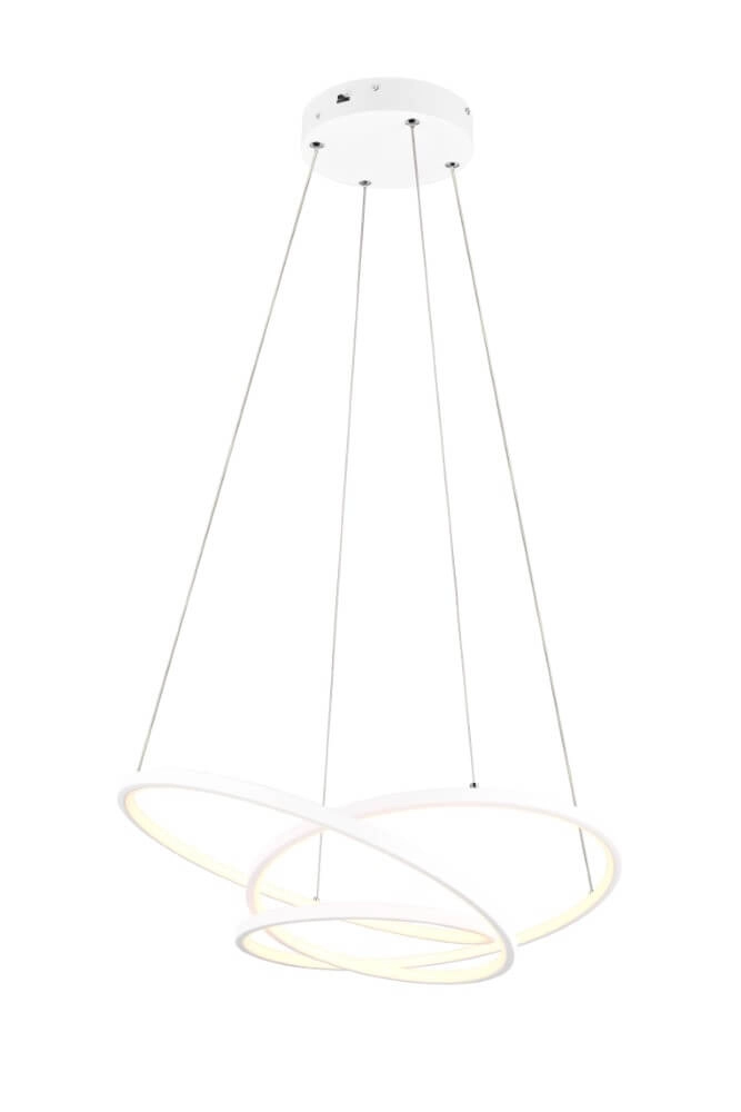 Vide-Hängelampe Darvin weiß - 62cm