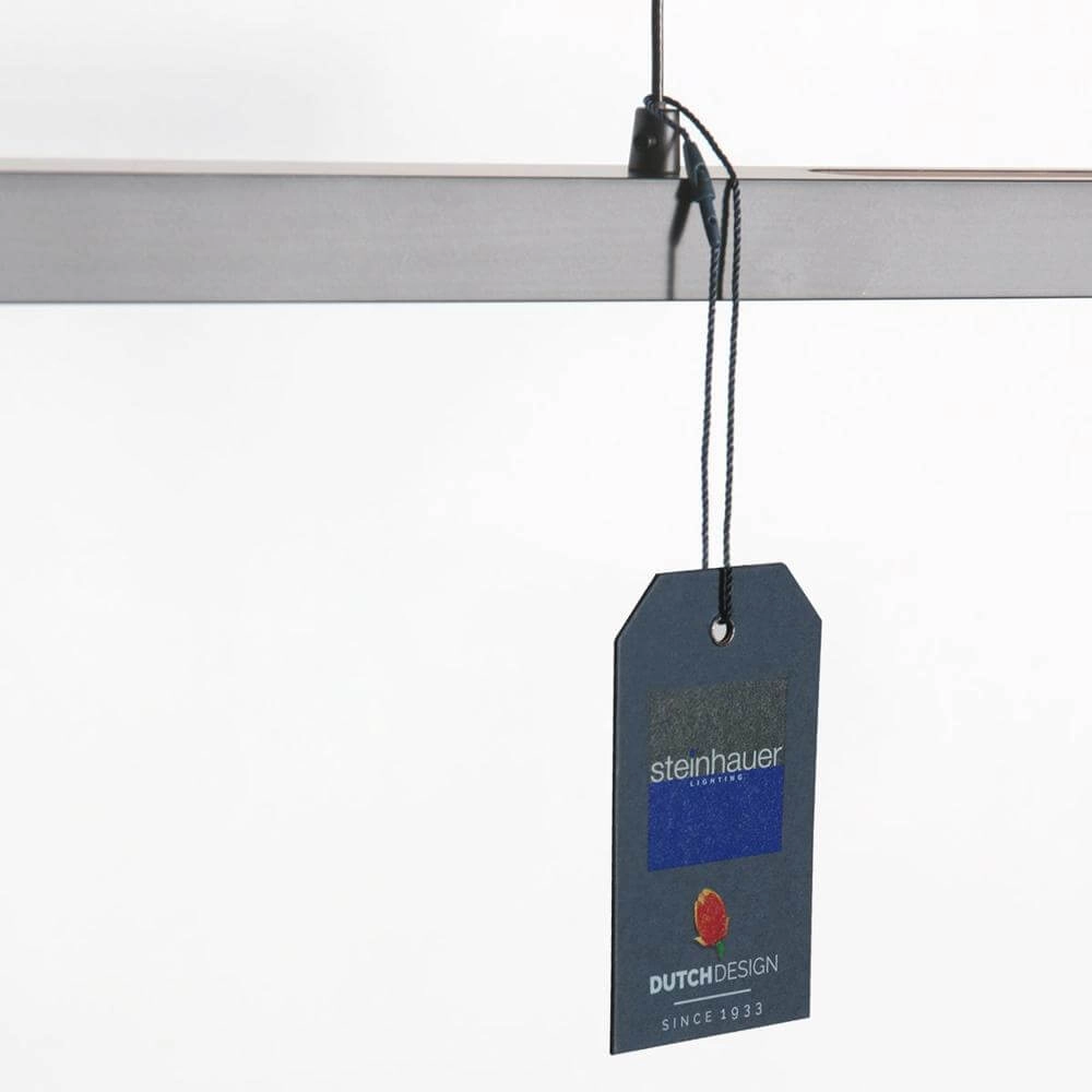 Design-Pendelleuchte Bande 150cm grau Steinhauer 8712746175820