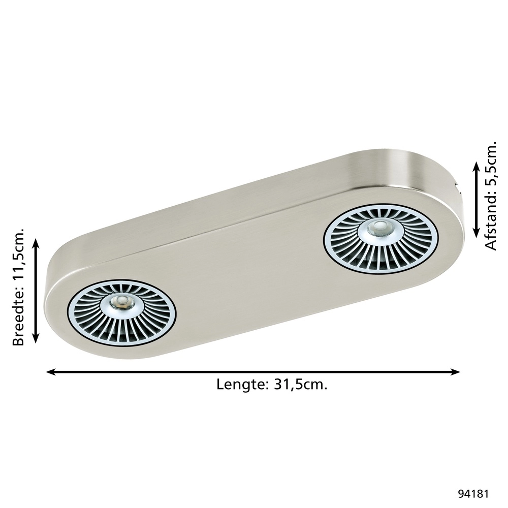 Deckenlampe Montale 2-Licht Eglo 9002759941819