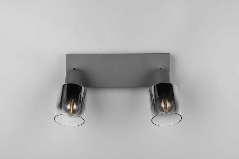 2-flammige Deckenleuchte Cadiz Schwarz Trio 4017807615760