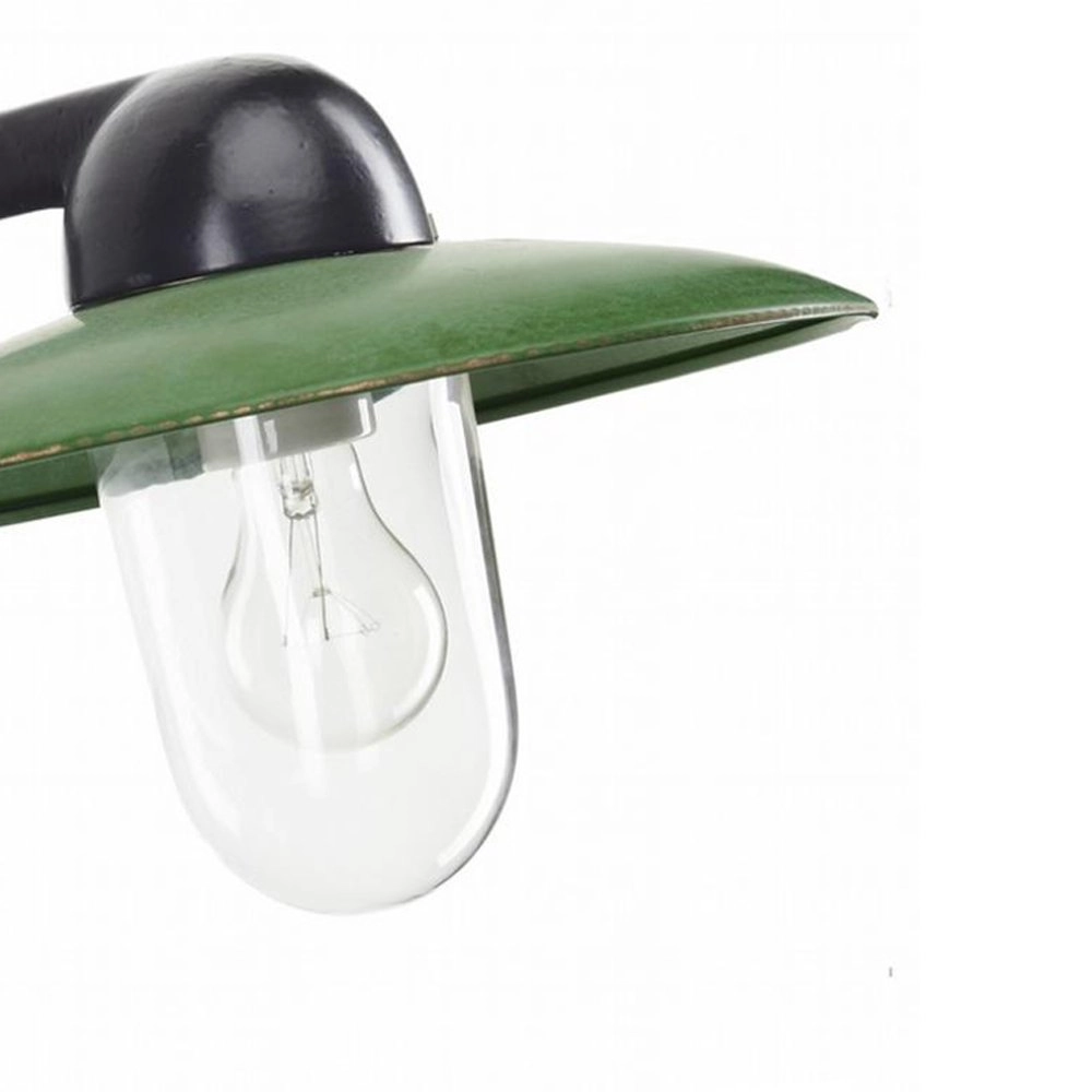 Industrie Außenlampe Fabrique schwarz mit Retro -Grün KS 8714732118996