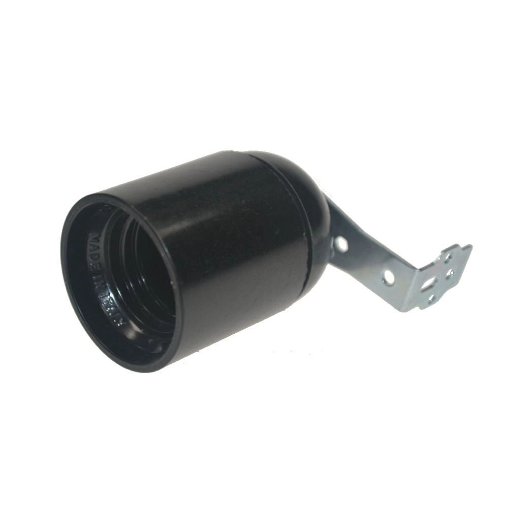 Lampenhalter E27 - Base schwarz mit Bestätigungsplatte Vtac 8717692021788