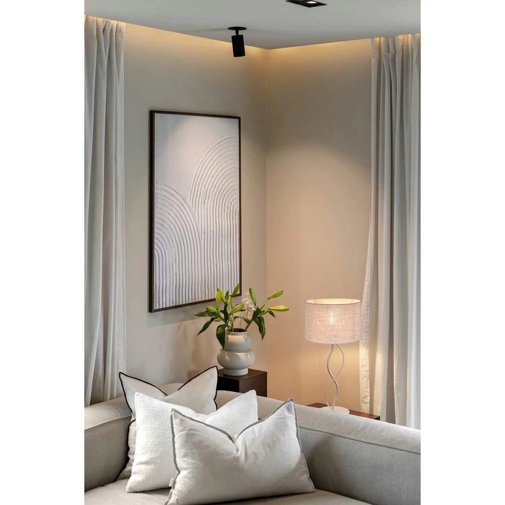 Tischlampe Terry Dolo beige terra Ø 37cm Masterlight 8718121436920