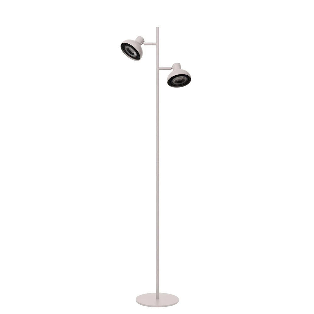 2-Licht Stehlampe Sensas weißes Design GU10 ES111