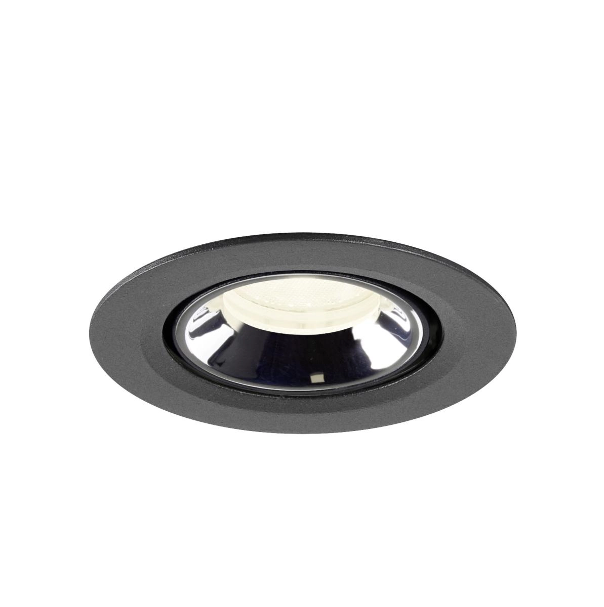 Einbau-Strahler Numinos Gimble XS schwarz/chrom 4000K - 40gr SLV 4024163306874