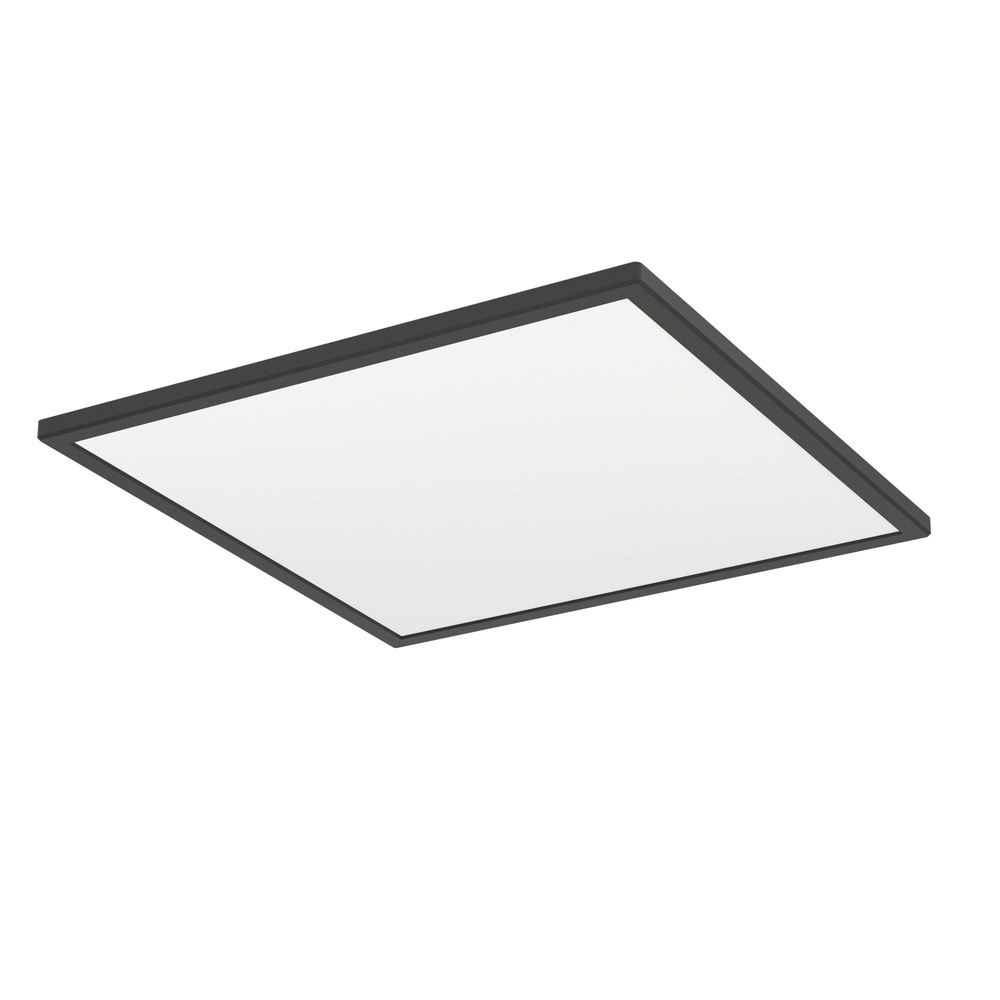 Deckenlampe im Badezimmer Rovito Quadrat – Schwarz – 50x50 cm