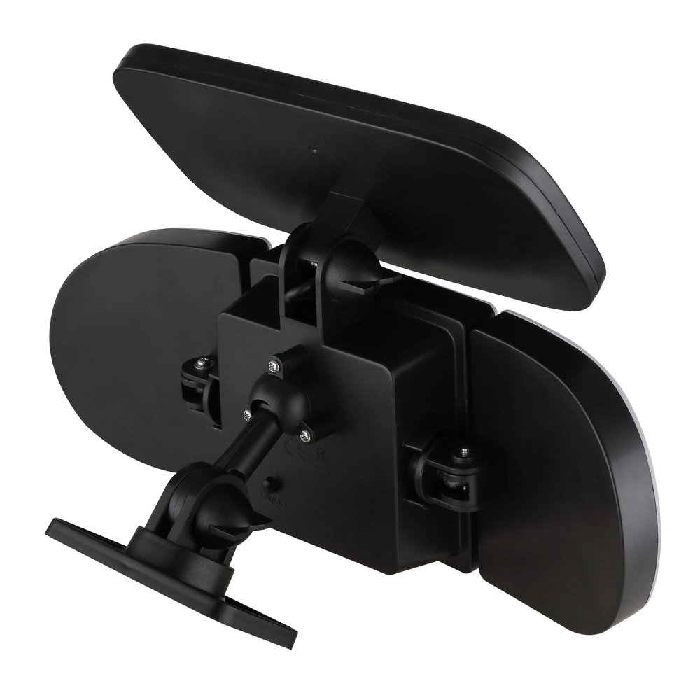 Schwarze Wandlampe Torqen Solarenergie Globo 9007371459063