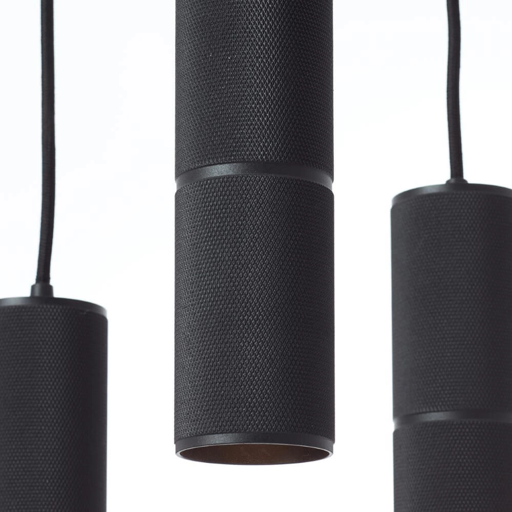 Hängelampe mit 3 Leuchten Marty Ø 30cm schwarz Brilliant 4004353438264