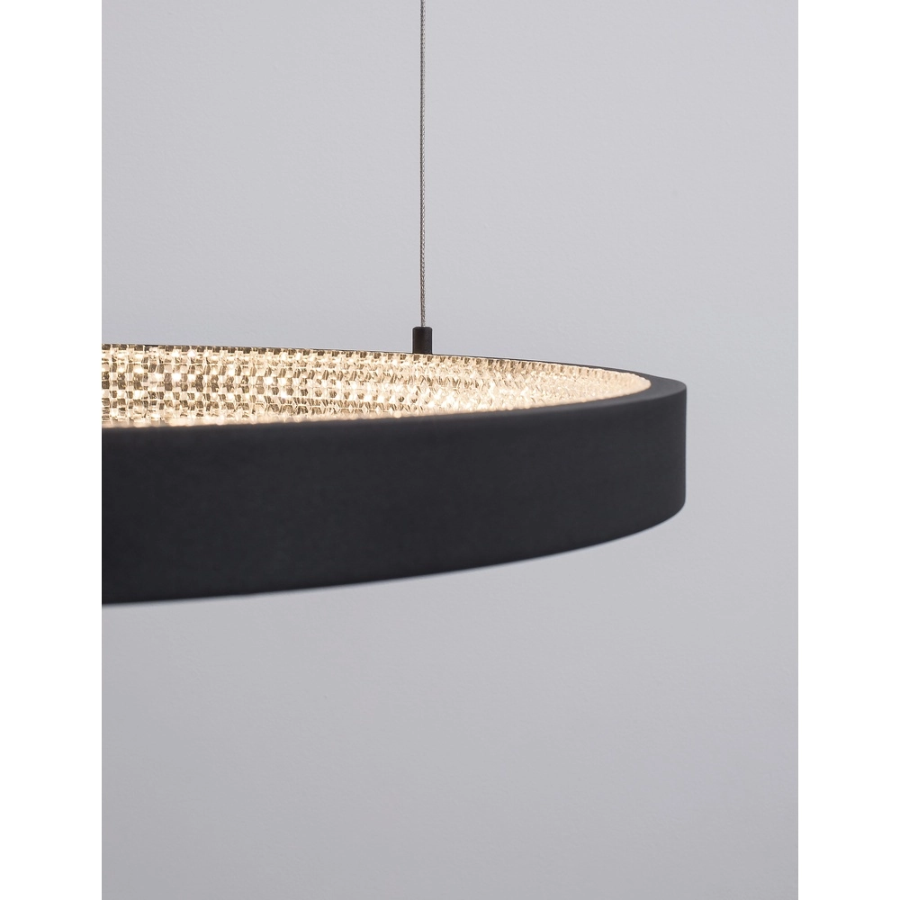 Pendelleuchte Preston schwarz Ø 60cm Lyora 5212017429179