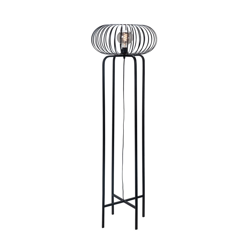 Stehlampe Bolato schwarz Ø 50cm