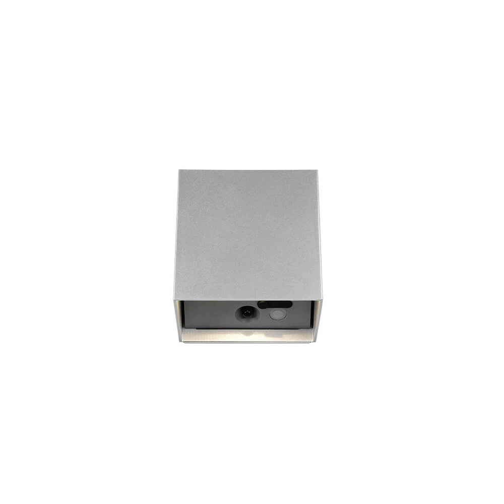 Wandleuchte wiederaufladbar Genie silbergrau mit Sensor Trio 4017807636383