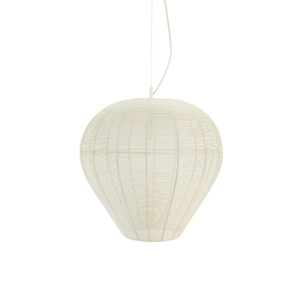 Skandinavische Pendellampe Horan Ø 50 cm weiß
