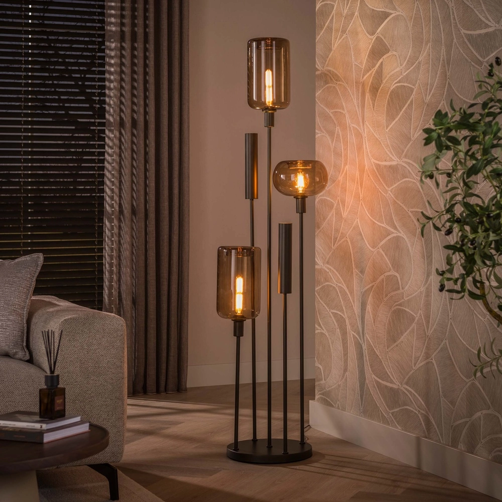 Design-Stehlampe Serene Sienna Brown