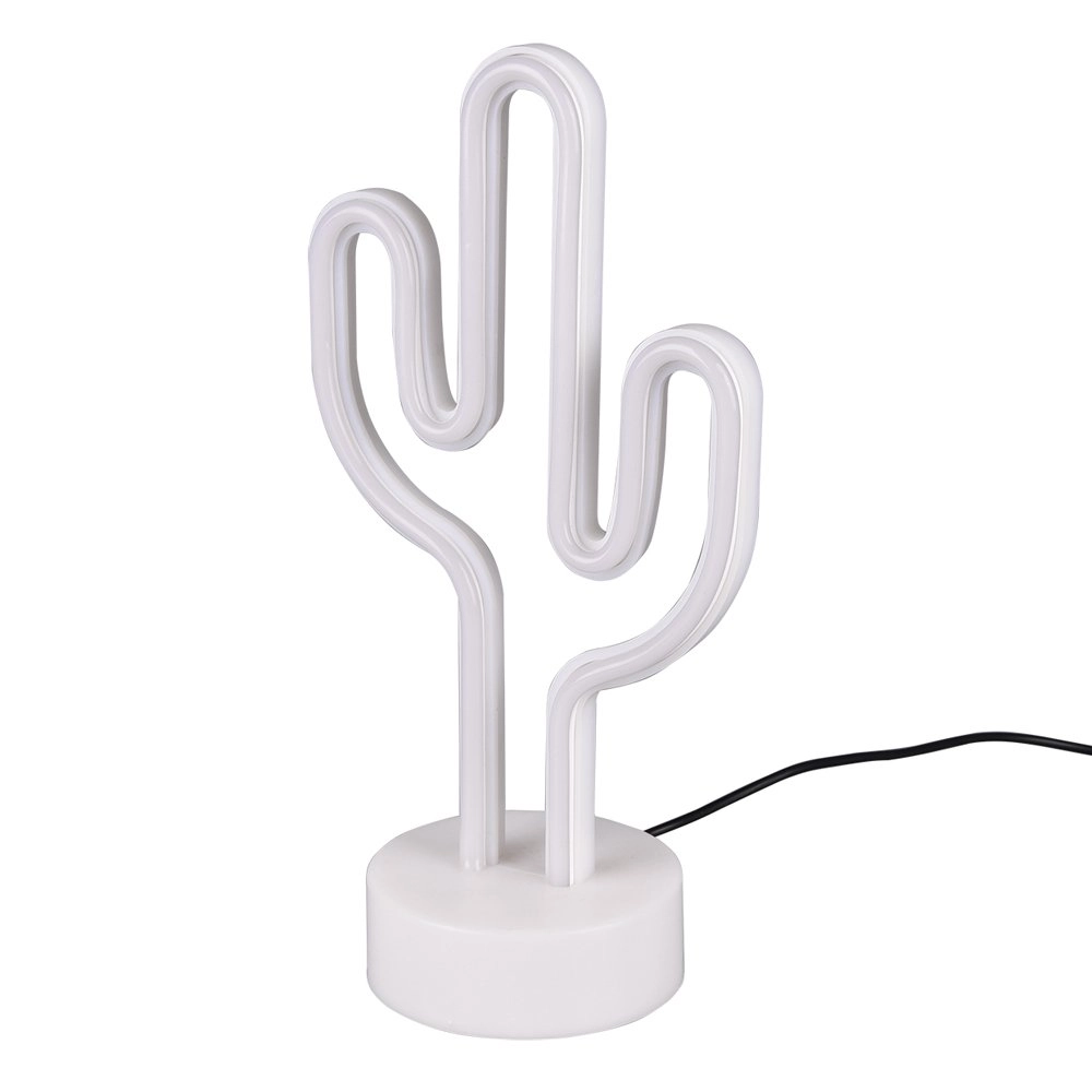 Tischlampe Cactus mit grünem Licht Trio 4017807429398