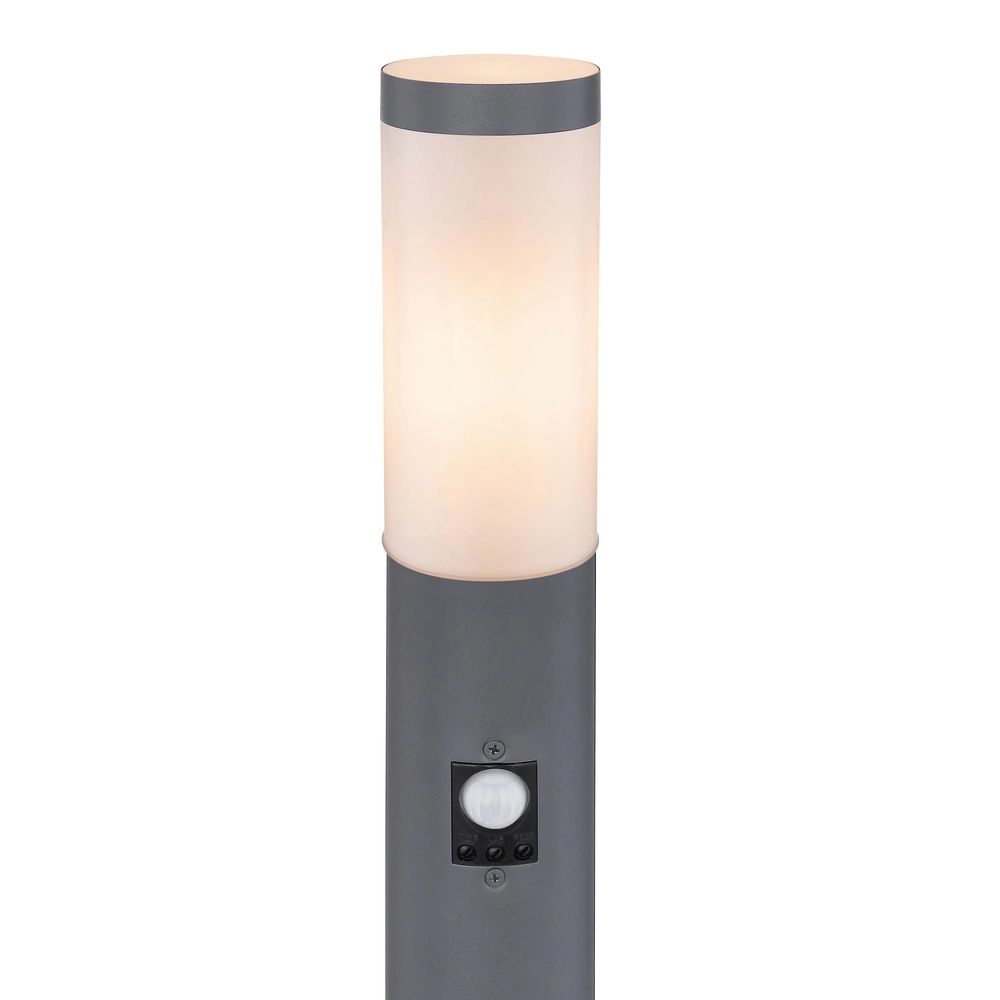 Gartenlampe 110 cm Boston Anthrazit mit Weiß und Sensor Globo 9007371414666