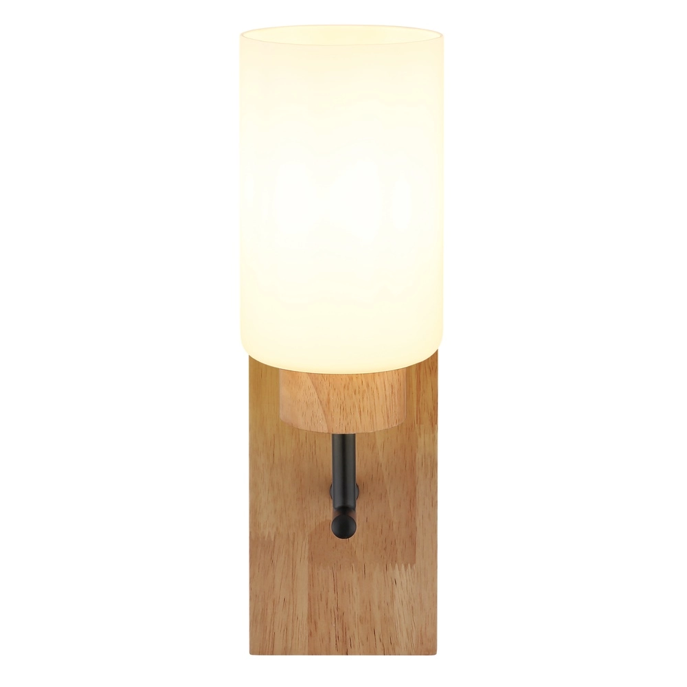 Wandlicht Rowena Holz mit Schwarz Globo 9007371586981