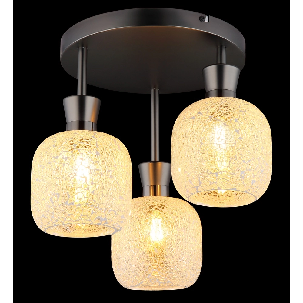 3-Licht Deckenlampe Brokana Gunmetal Globo 9007371572465