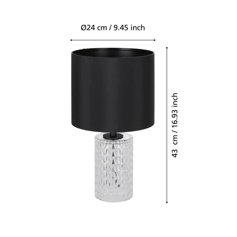 Tischlampe Sapuara Ø 24cm - mit Kristall Stars of Light 9002759399795