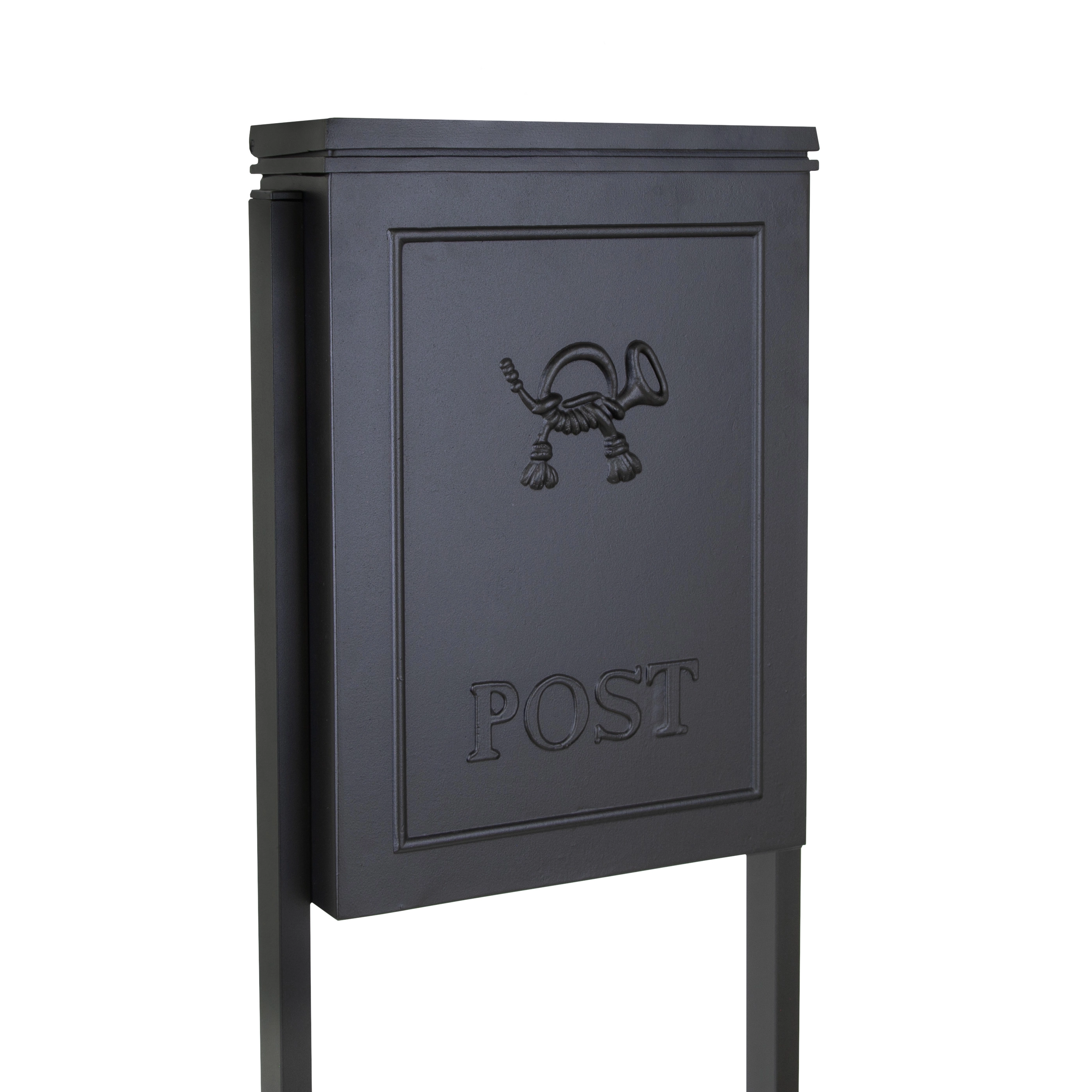 Mailbox Postbox B9A im Rahmen - schwarz