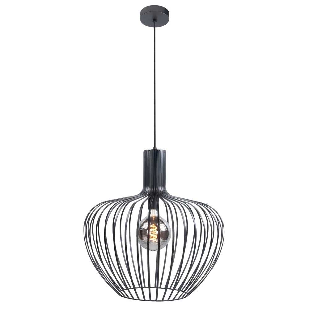 Pendelleuchte Mela schwarz Ø 50cm