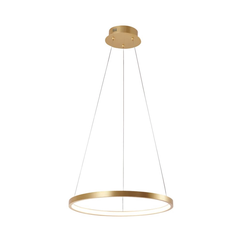 Runde Hängelampe Circle Gold Ø 39cm Just Light 4043689960391