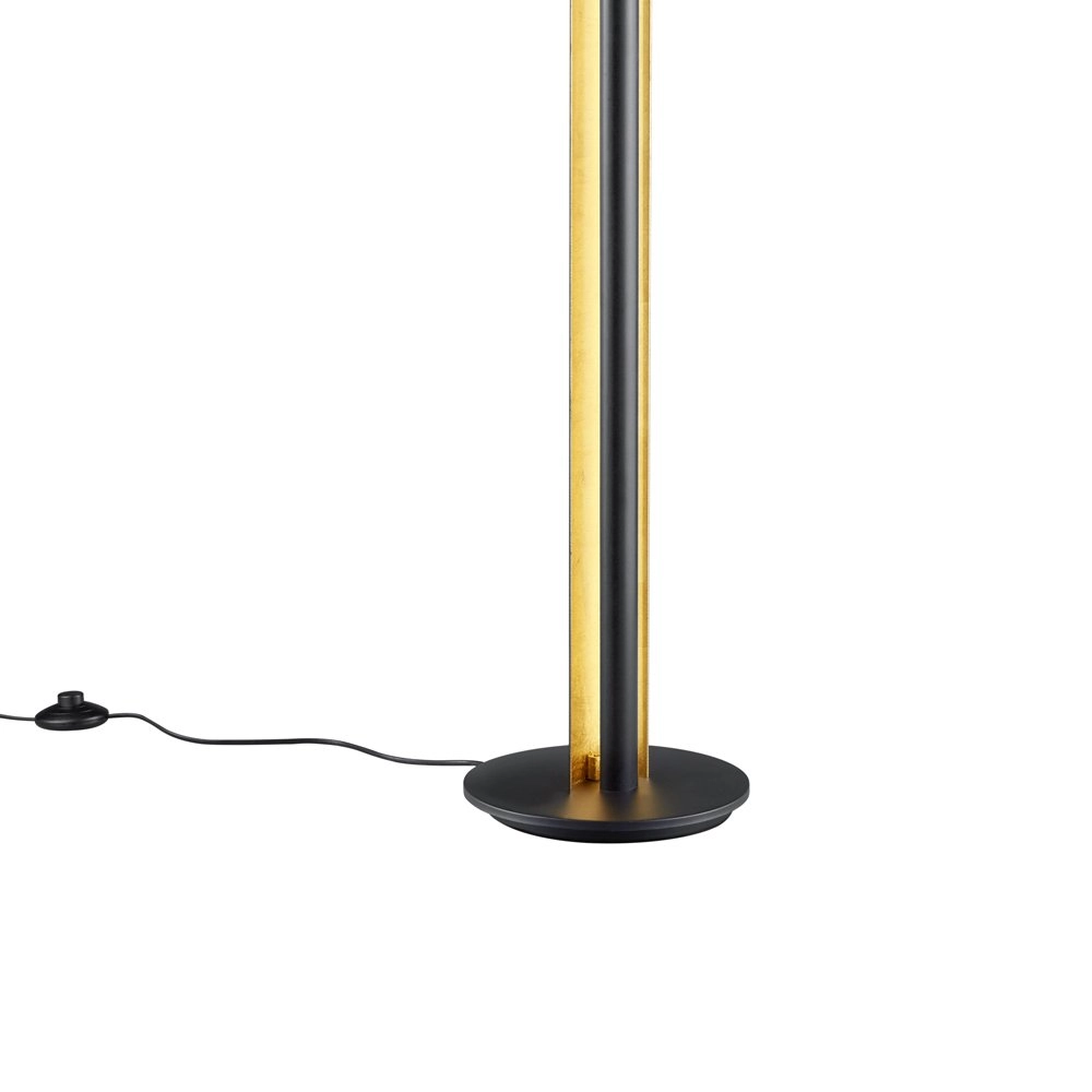 Led Stehleuchte backlight Texel 142 cm gold mit schwarz Trio 4017807359633