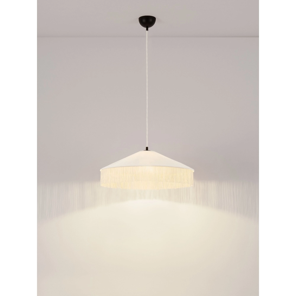 Tiffany-Pendellampe Velvy Beige Lyora 5212017493781