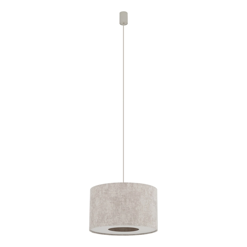 Pendellampe Cedro sandbraun Ø 40 cm
