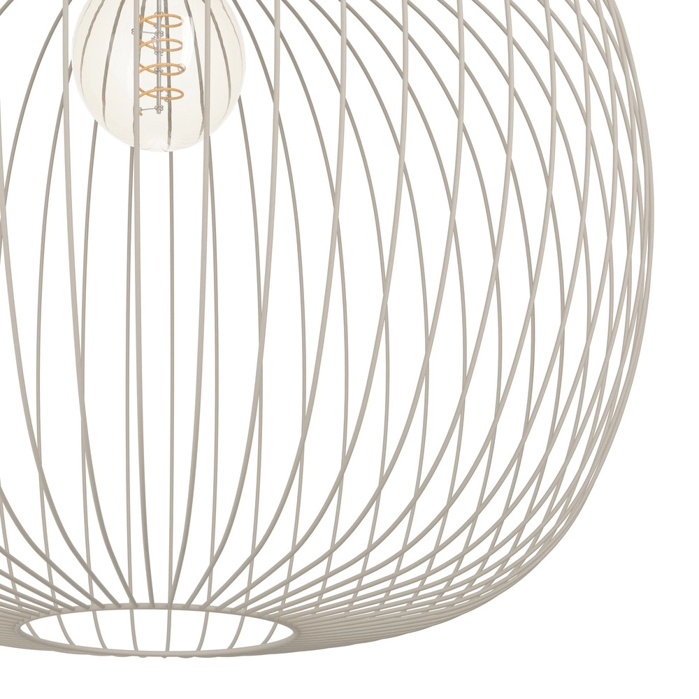 Draht-Pendellampe Lodods sandbraun Ø 45 cm Eglo 9008606390281