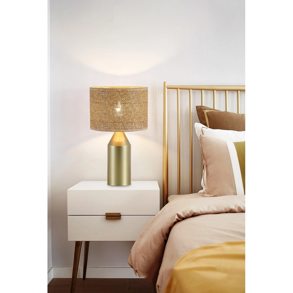 Tischlampe Pheobe Gold Searchlight 5053423300788
