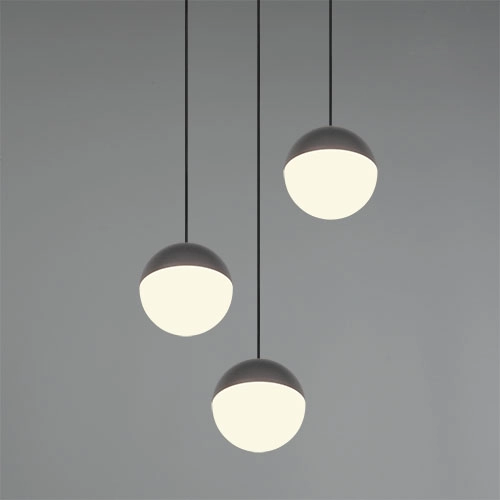 3-Licht Pendellampe Senta Rundanthrazit Trio 4017807697834