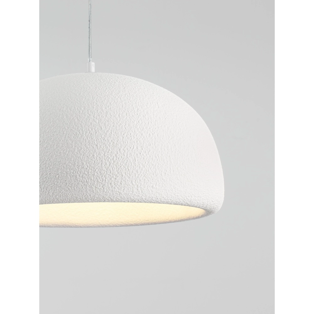 Moderne Pendellampe Davo weiße Ø 43 cm Lyora 5212017495686