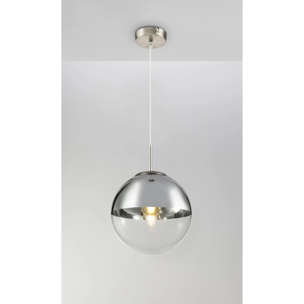 Pendellampe Varus nickel Ø 25 cm Globo 9007371374441