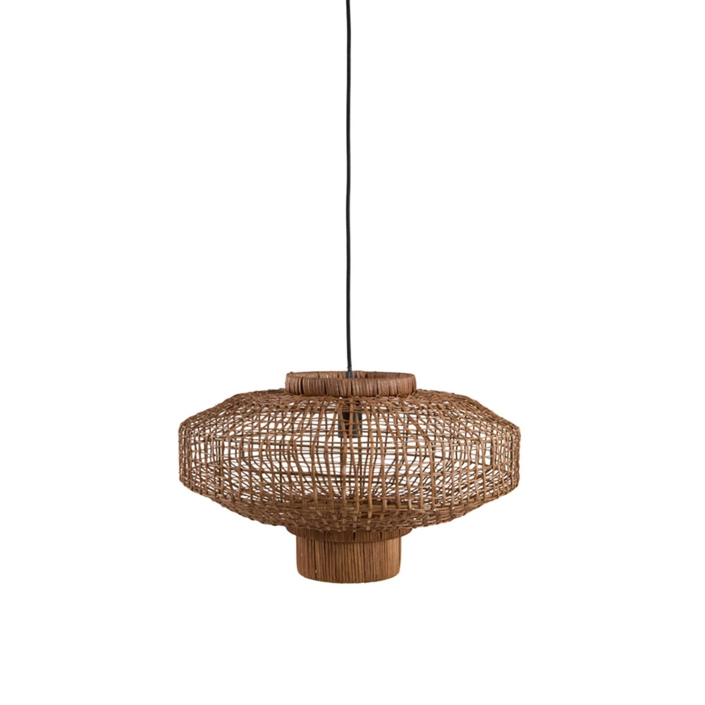 Pendellampe Paldor Ø 50 cm braun