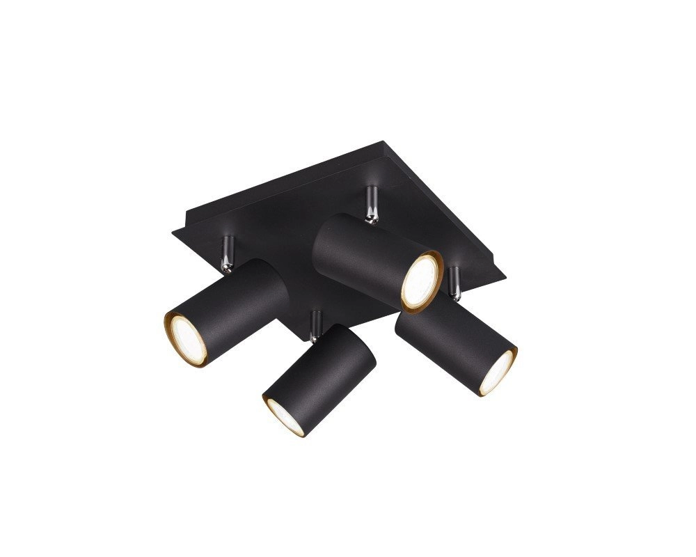 Strahler Marley 4-leichter Matt Black
