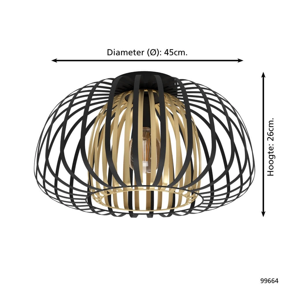 Deckenlampe Encinitos Ø 45cm Eglo 9002759996642