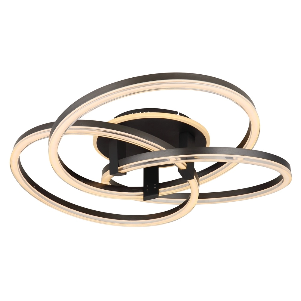 Design-Deckenlampe Tris Anthrazit Globo 9007371510405