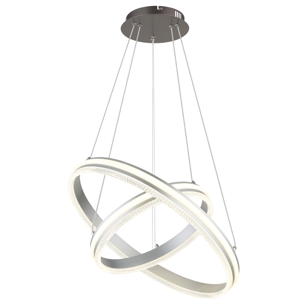 Pendellampe Francine Gunmetal 2 Ringe Globo 9007371583645