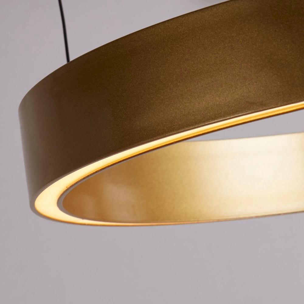 Goldene Hängelampe Layla rund Ø 44cm Searchlight 5053423255729