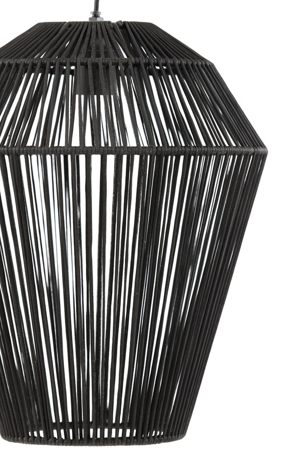 Böhmische Pendelleuchte Deya schwarz Ø 38cm Light & Living 8717807681159
