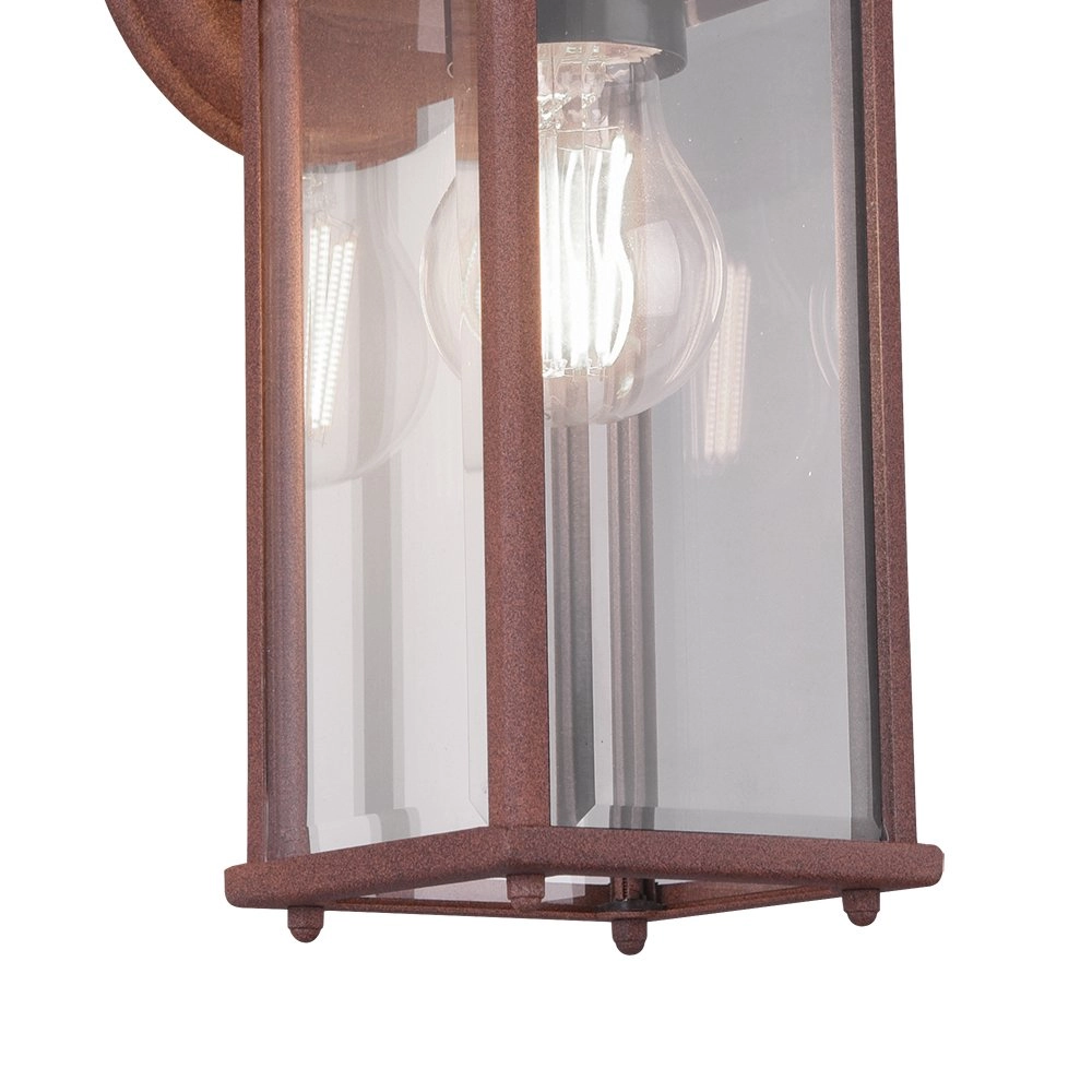 Veranda Beleuchtung Olona 29,5 cm rostbraun Trio 4017807442045