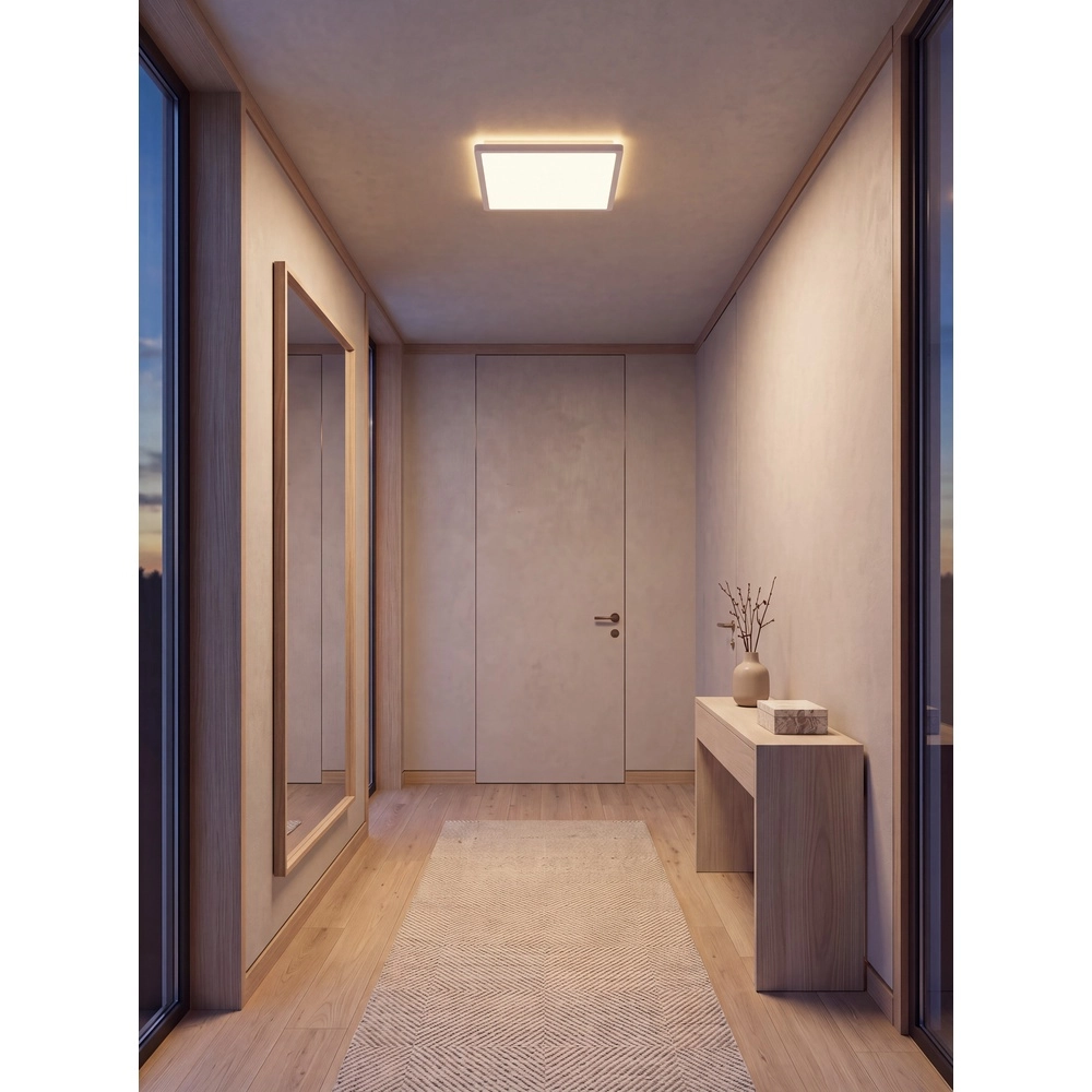 Quadratische Deckenlampe Emra Weiß 42 cm Trio 4017807704174