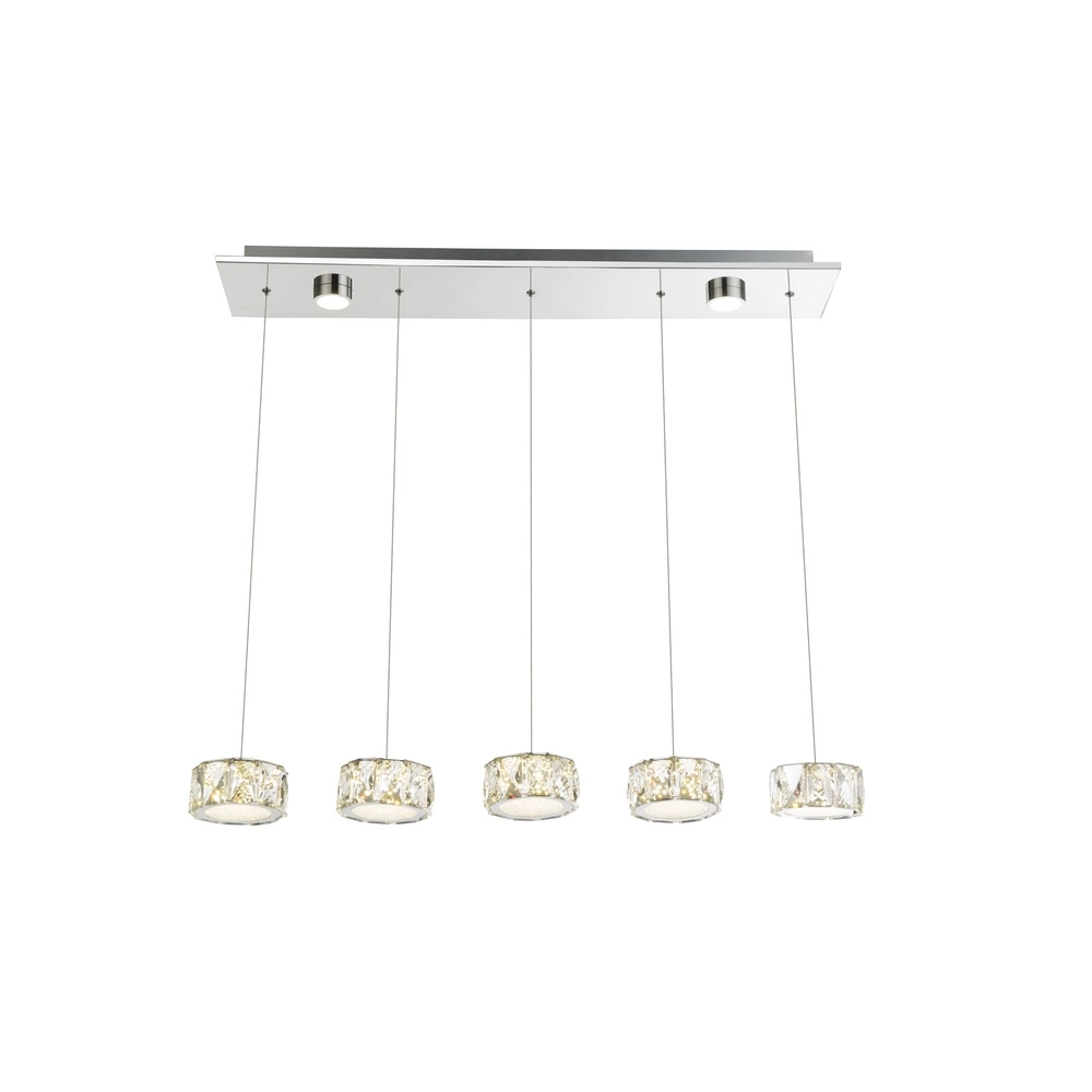 4-Licht Pendellampe Amur Chrom Globo 9007371342068