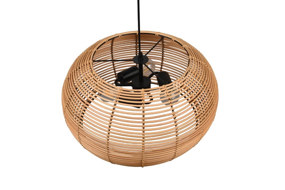 Rattan Pendelleuchte Inga Ø 50cm Trio 4017807544800