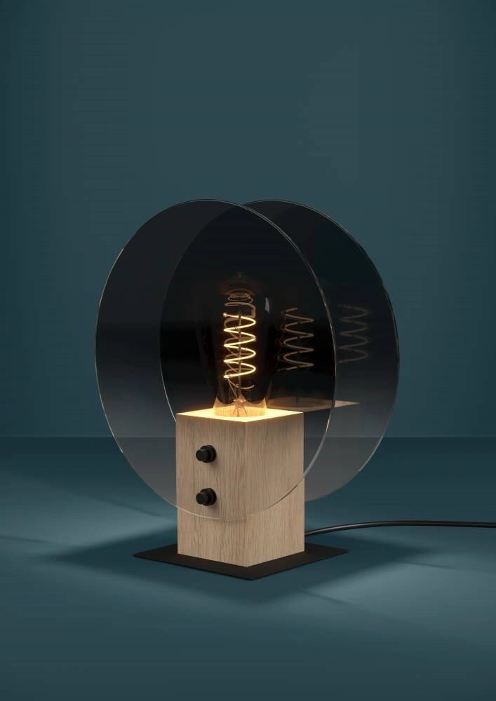 Tischlampe Millena Holz mit Schwarz Stars of Light 9008606239450
