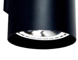 Schwarzer Wandstrahler Tube Lyora 5903139932097