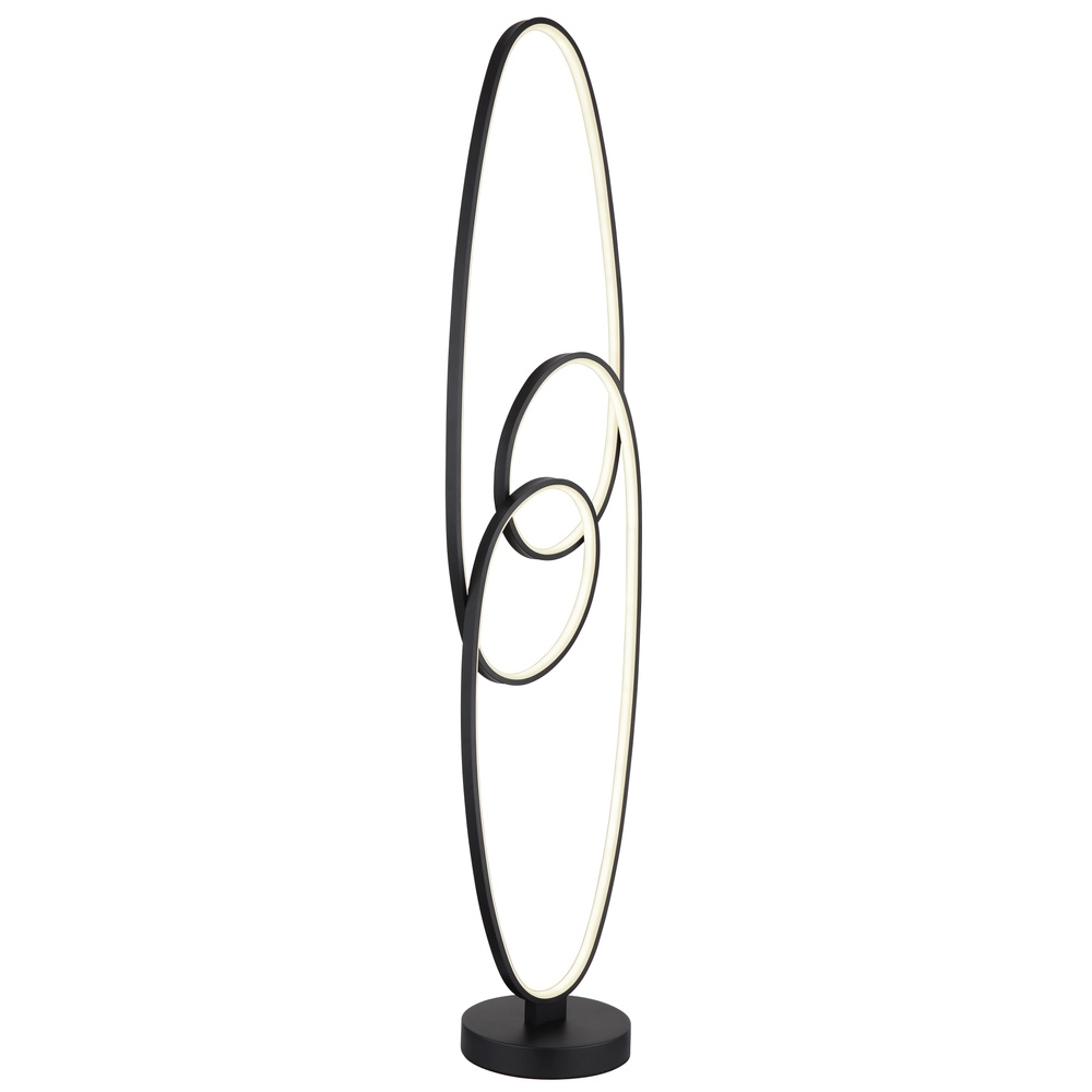 Design-Stehlampe Spira Schwarz