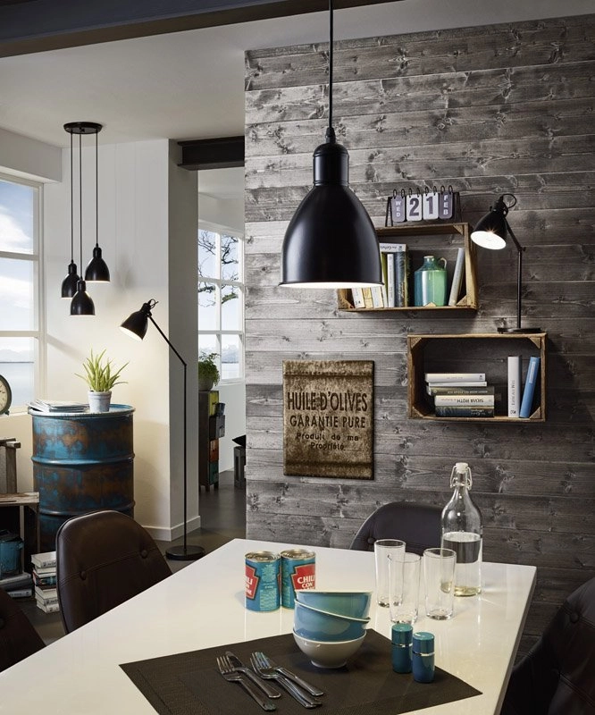 Pendelleuchte Priddy 4-Licht schwarz Eglo 9002759494667