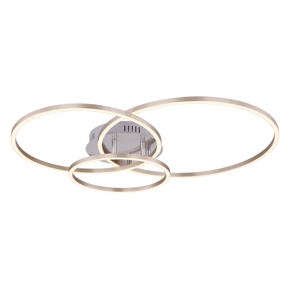Moderne Deckenlampe Munni Nickel